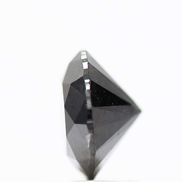 1.70 Carat Fancy Black Round Shape Brilliant Cut Natural Diamond