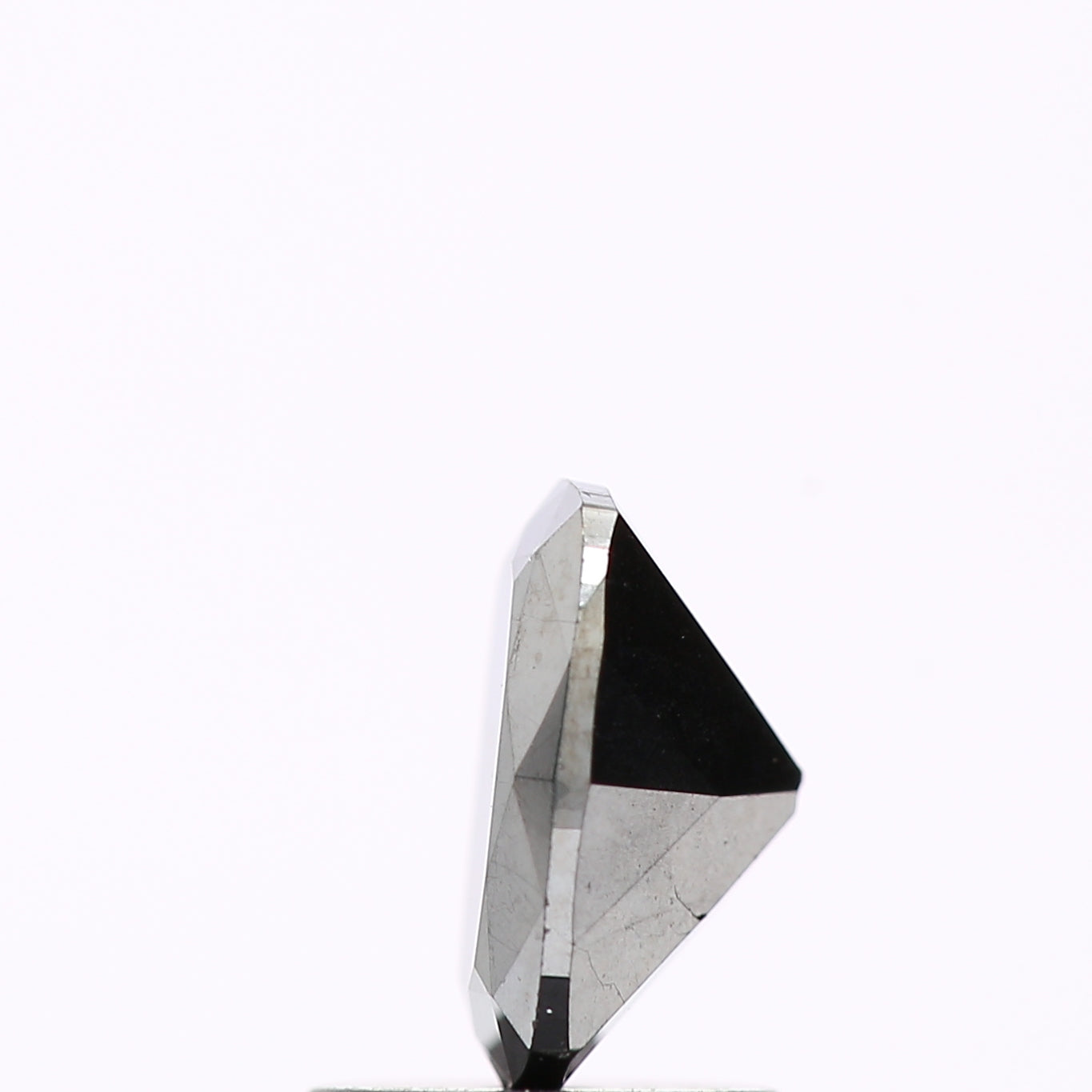 1.00 Ct Natural Black Cushion Full Cut Loose Diamond for Jewelery