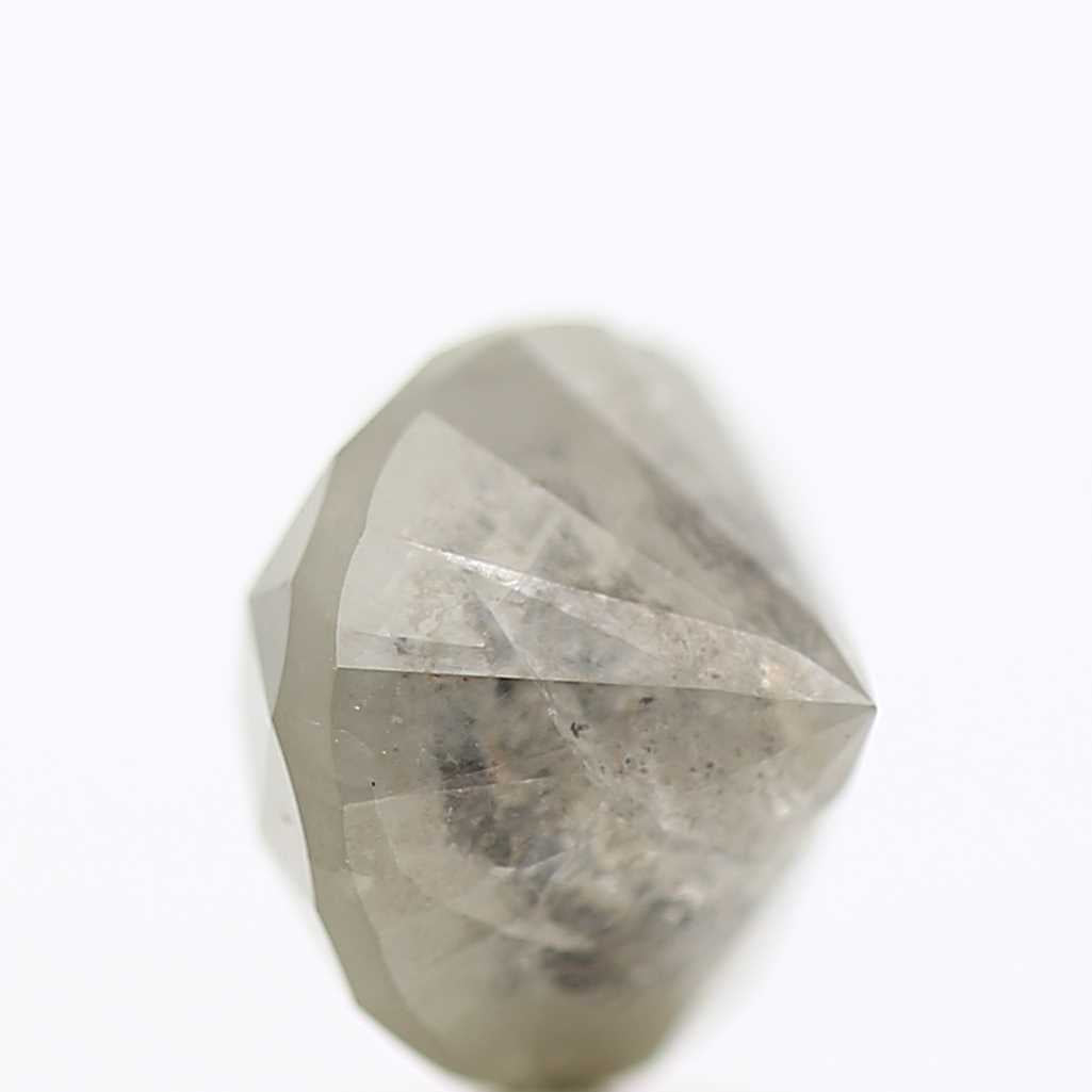 3.34 Carat Fancy Gray Round Shape Brilliant Cut Natural Loose Diamond