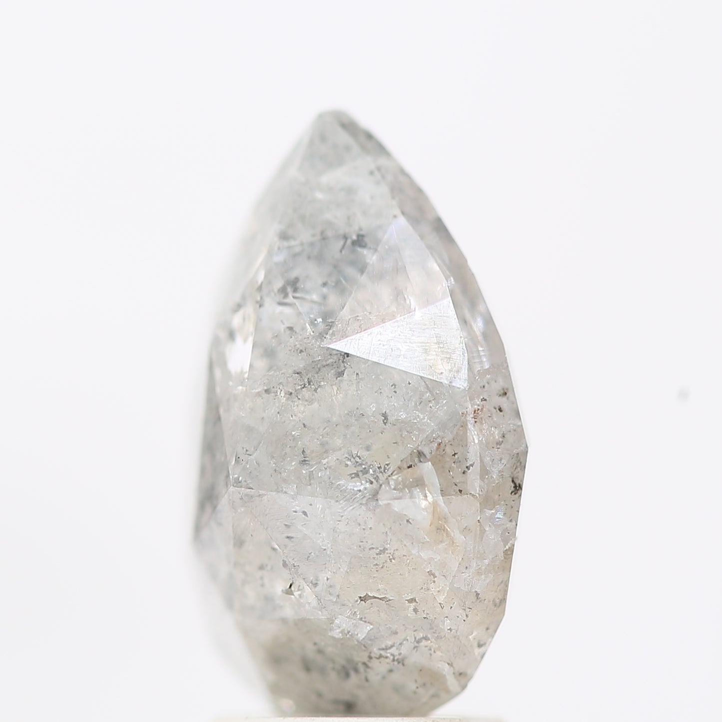 Salt and Pepper Diamond Fancy Gray Color 3.45 CT 11.60 x 8.00 x 4.70 MM Pear Cut Diamond! Natural Loose Diamond ! Christmas Gift for Her