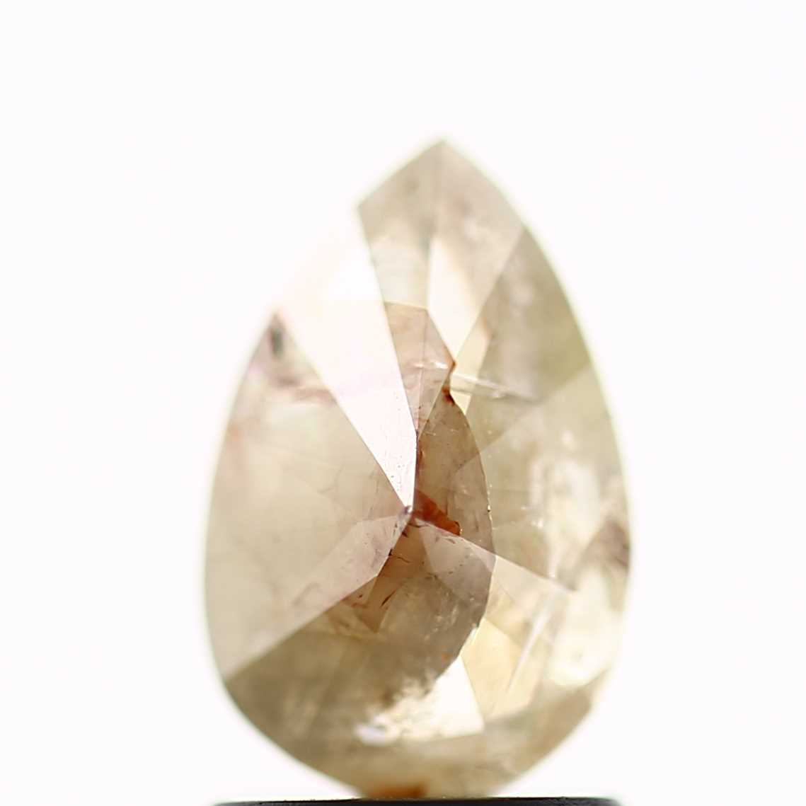 Salt and Pepper Diamond Fancy Brown Color 1.14 CT 9.01 x 5.86 x 3.65 MM Pear Cut Diamond! Natural Loose Diamond ! Christmas Gift for Her