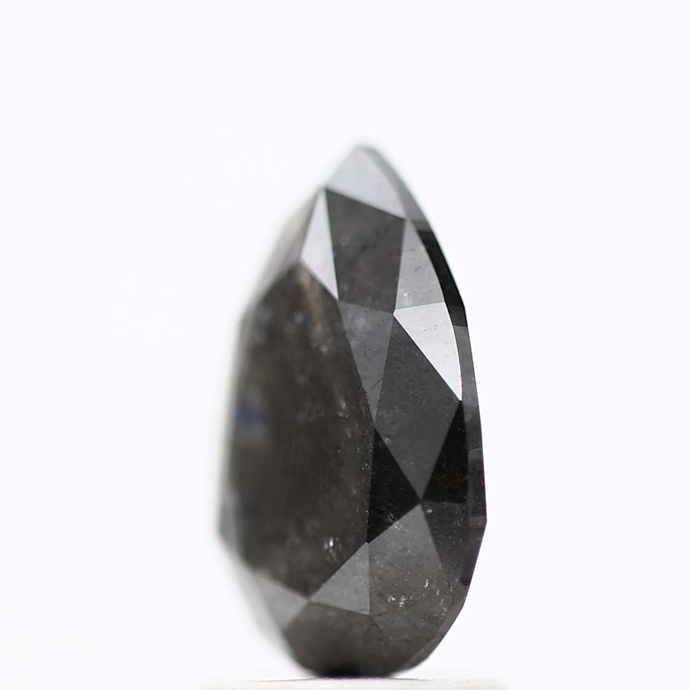Salt and Pepper Diamond Fancy Gray Color 2.01 CT 10.12 x 7.01 x 4.23 MM Pear Cut Diamond! Natural Loose Diamond ! Christmas Gift for Her
