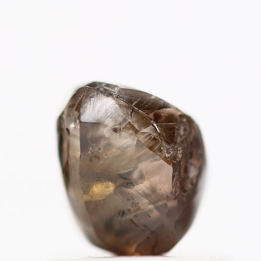 Natura Rough Diamond Raw Fancy Deep Brown Uncut Diamond 1.03 Carat Design Rough Diamond Engagement Ring SDM803