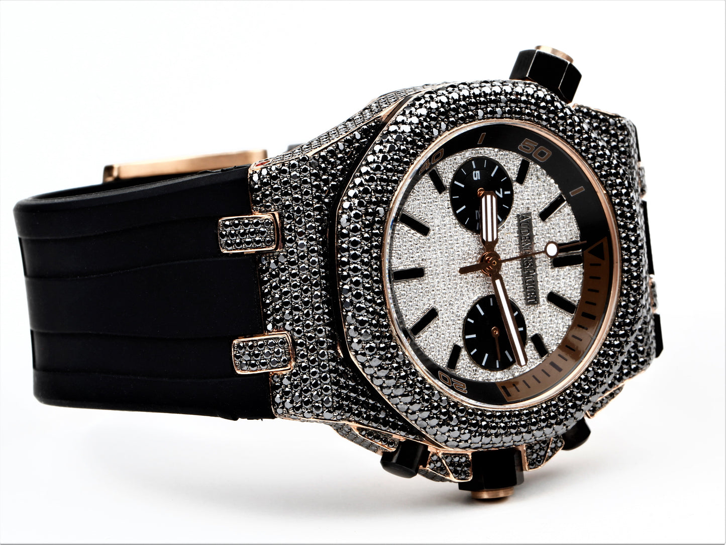 Luxury Watch in Real VVS Moissanite Diamond Watch, Handmade Stainless Steel Watch For Men/Women, Hip Hop Watch, Iced Out Watch Gift for Him