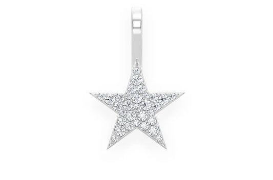 FIVE POINT STAR PENDANT 14K