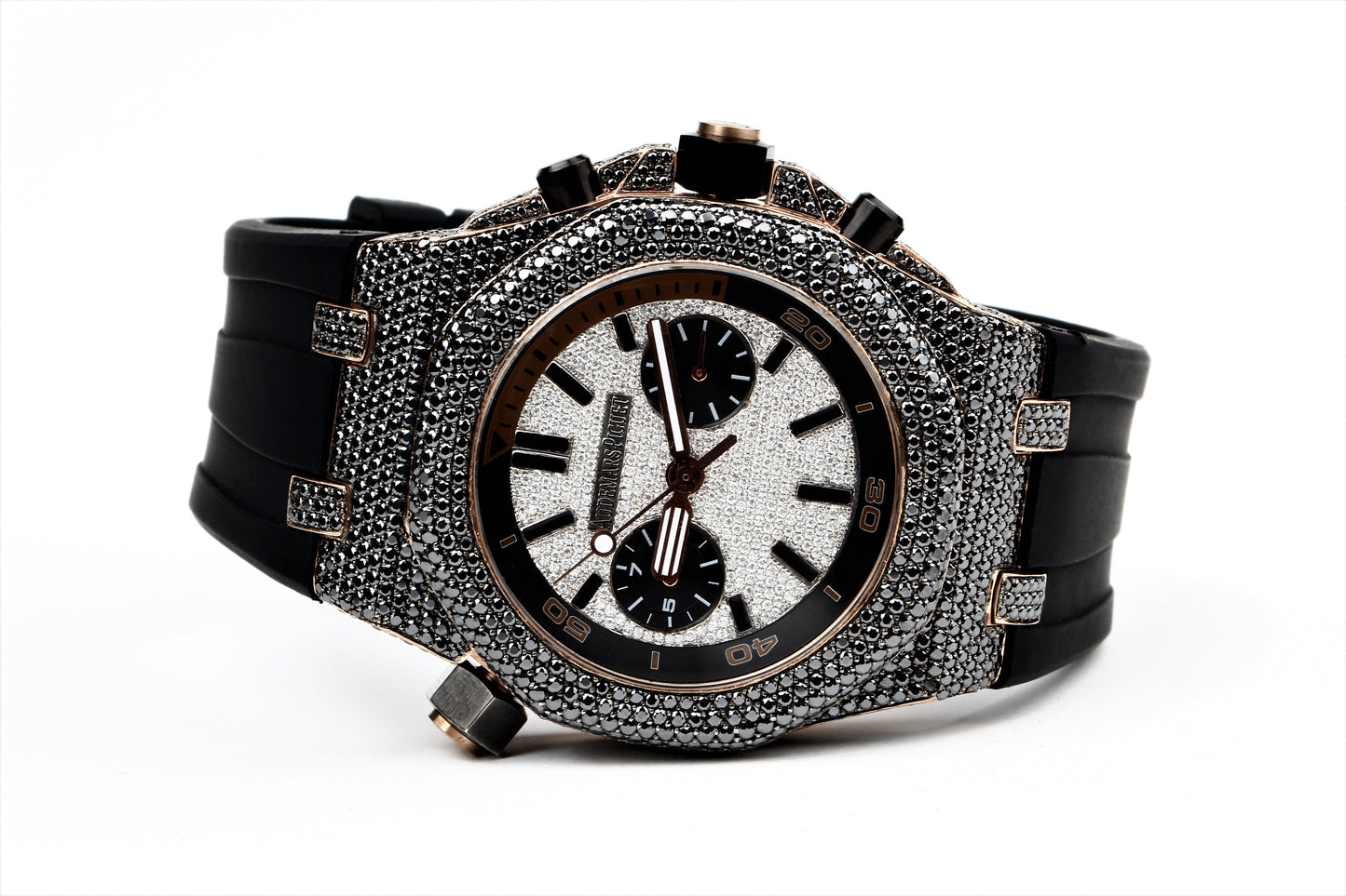 Luxury Watch in Real VVS Moissanite Diamond Watch, Handmade Stainless Steel Watch For Men/Women, Hip Hop Watch, Iced Out Watch Gift for Him