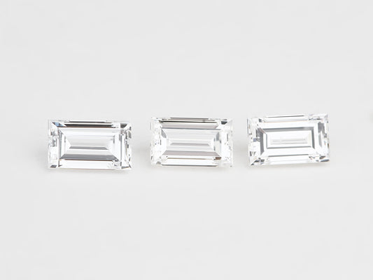 Baguette Diamonds Excellent Cut VVS2 Clarity E/F Color