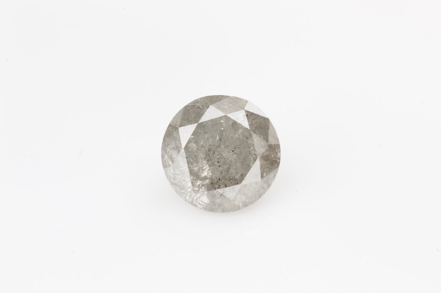 1.04 Carat Salt and Pepper Diamond Round Brilliant Cut Natural Loose Diamond