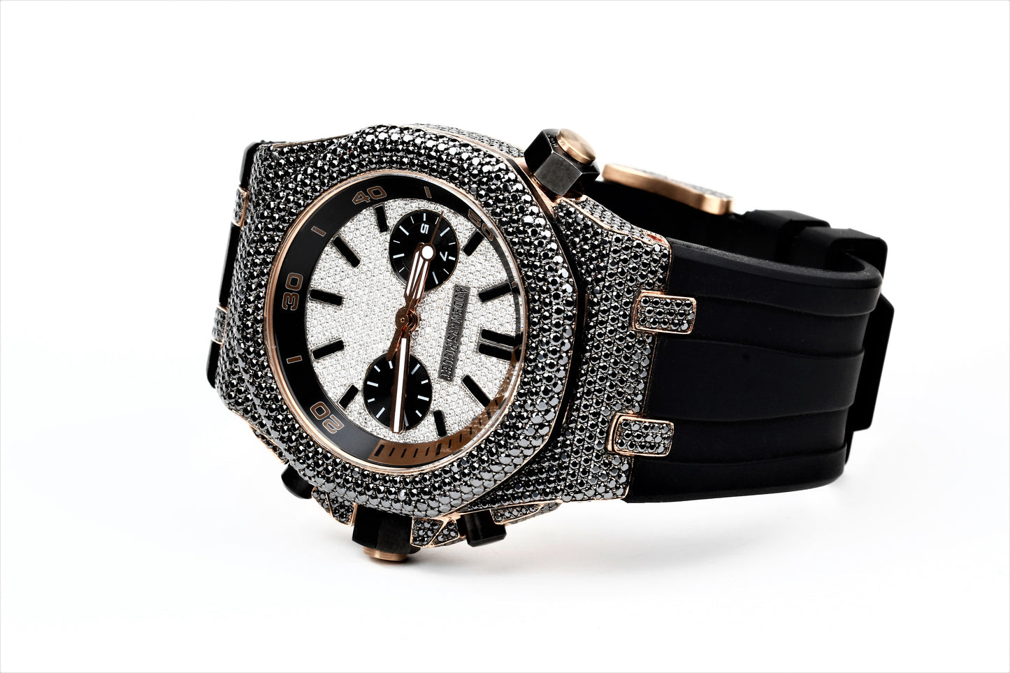 Luxury Watch in Real VVS Moissanite Diamond Watch, Handmade Stainless Steel Watch For Men/Women, Hip Hop Watch, Iced Out Watch Gift for Him
