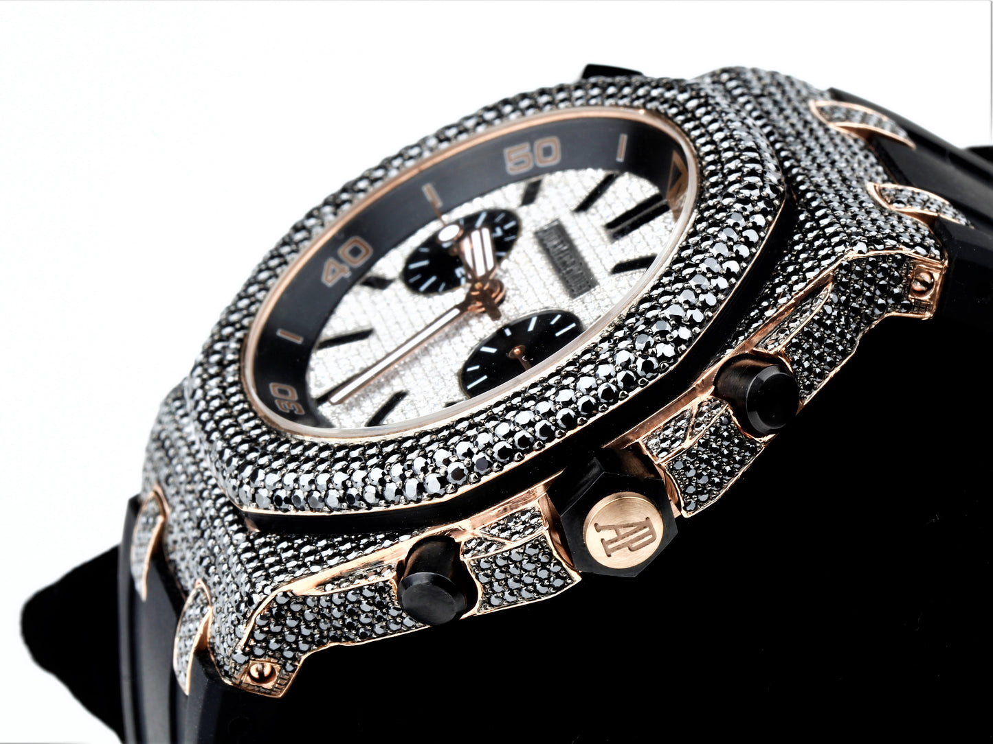 Luxury Watch in Real VVS Moissanite Diamond Watch, Handmade Stainless Steel Watch For Men/Women, Hip Hop Watch, Iced Out Watch Gift for Him
