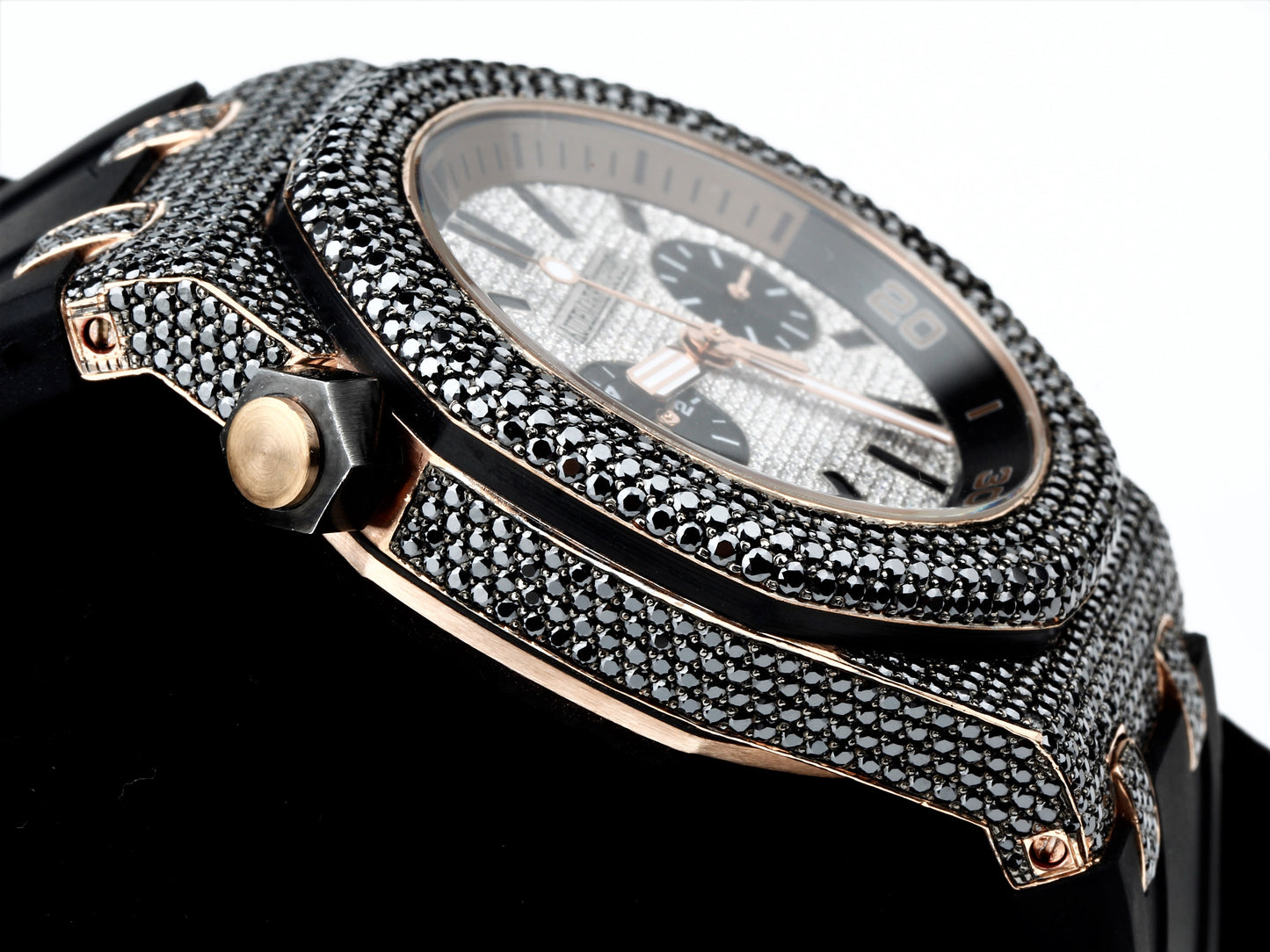 Luxury Watch in Real VVS Moissanite Diamond Watch, Handmade Stainless Steel Watch For Men/Women, Hip Hop Watch, Iced Out Watch Gift for Him