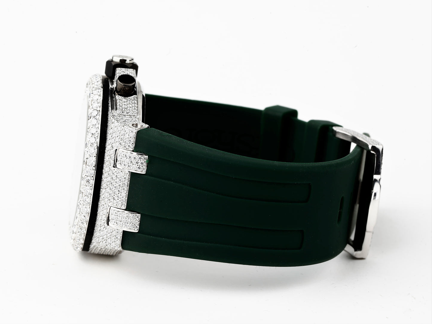 Luxury Cartier Watch in Real VVS Moissanite Diamond Watch, Handmade Stainless Steel Watch For Men/Women