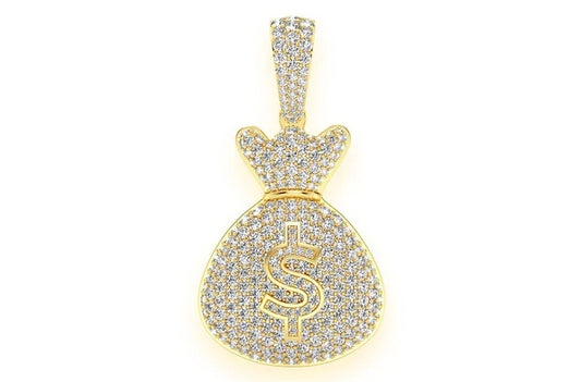 MONEY BAG PENDANT 14K