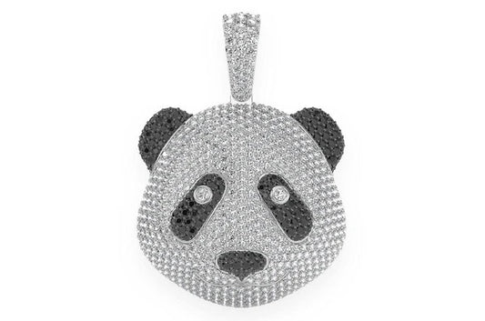 Panda Head Pendant 14K
