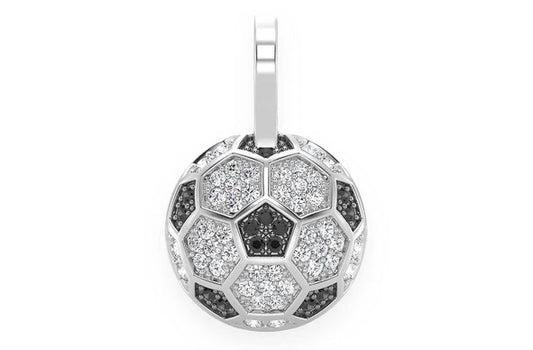 Soccer Futbol Pendant 14K