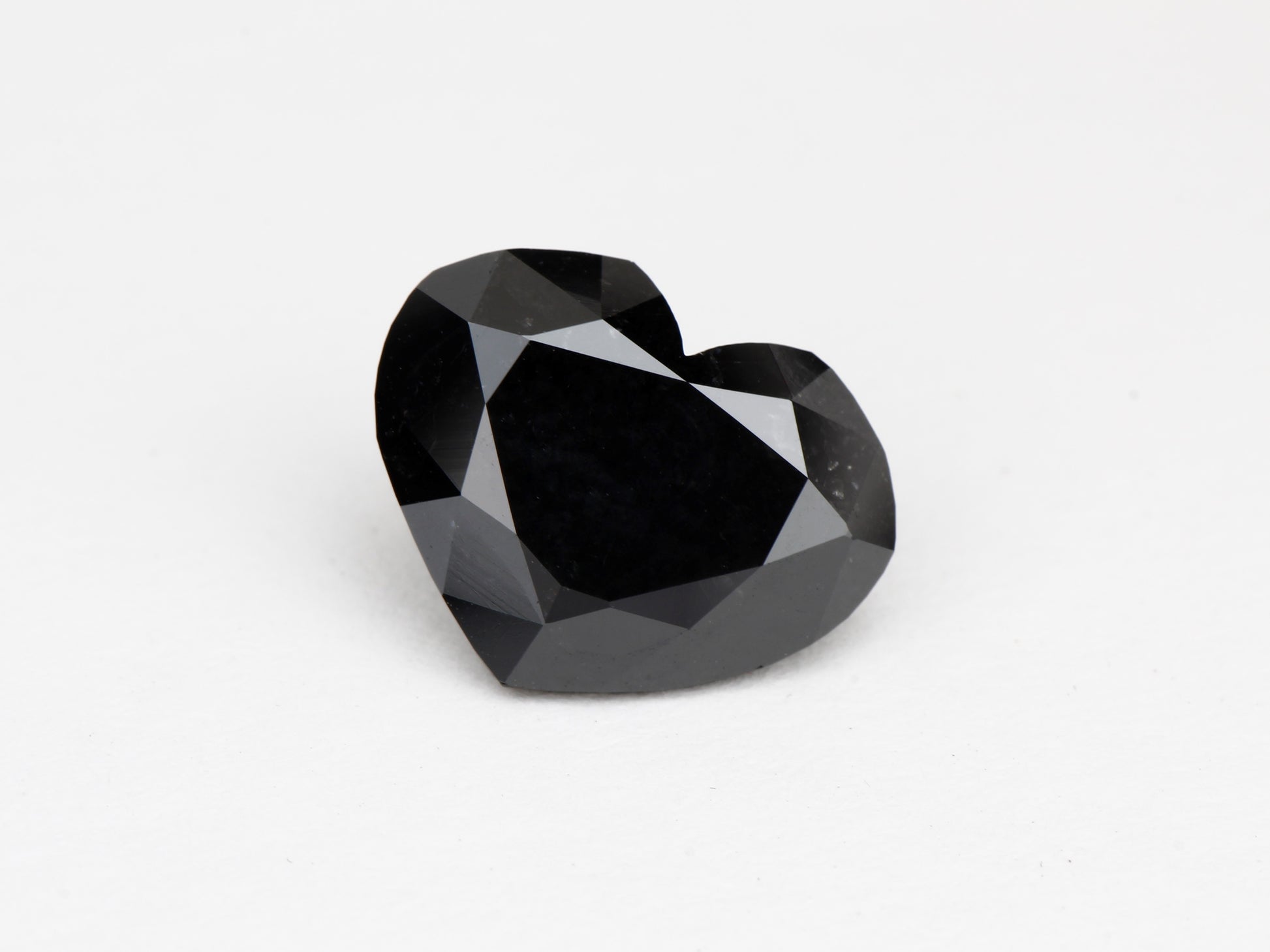 Heart Shape Fancy Black Natural Loose Diamond