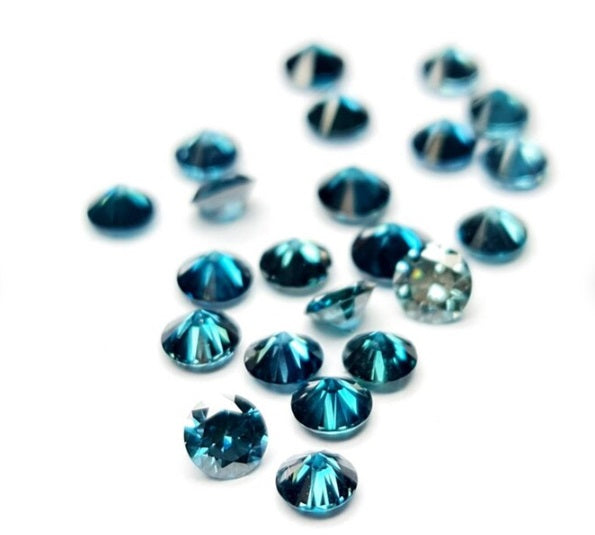 1.05 carat, Fancy Blue Diamond, Round Shape