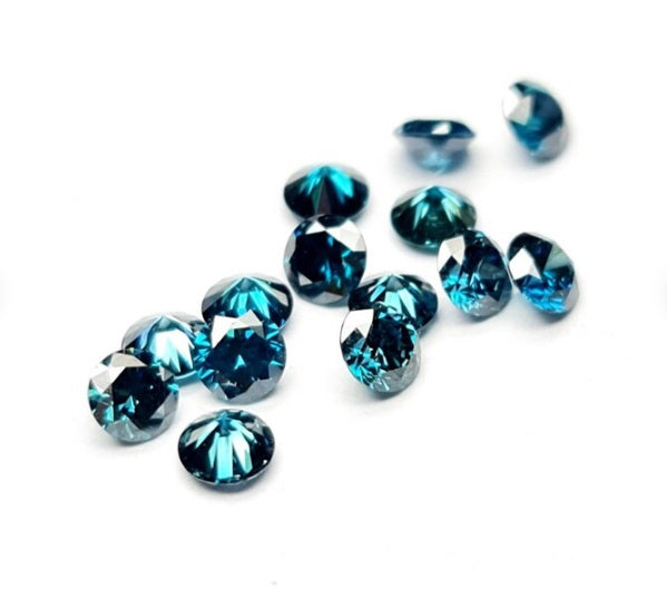 1.05 carat, Fancy Blue Diamond, Round Shape