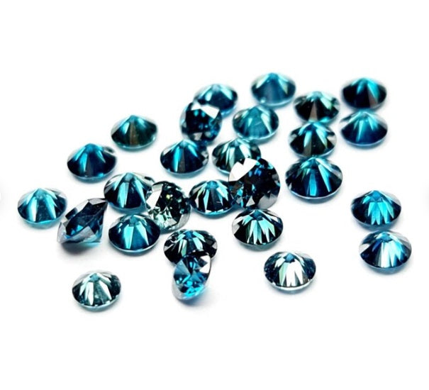 1.05 carat, Fancy Blue Diamond, Round Shape