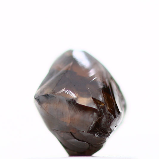 Octahedron Rough Natural Diamond Uncut Diamond Fancy Deep Brown 0.83 Carat Raw Diamond for Engagement Ring SDM814