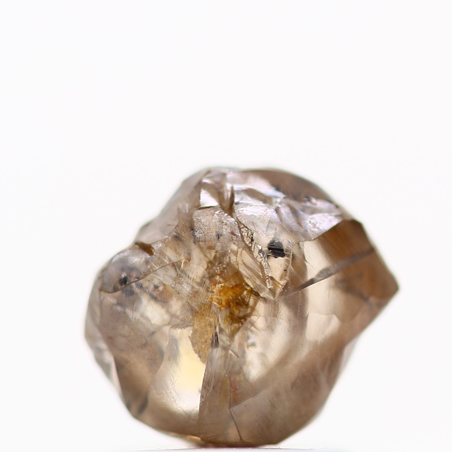Natural Rough Raw Fancy Brown Loose Diamond 1.35 Carat Design Engagement Ring