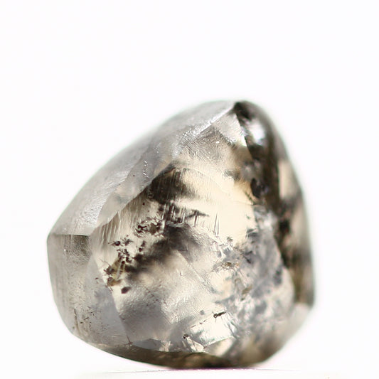 Natural Rough Crystal Raw Fancy Brown Uncut Diamond 1.14 Carat Design Rough Diamond Engagement Ring