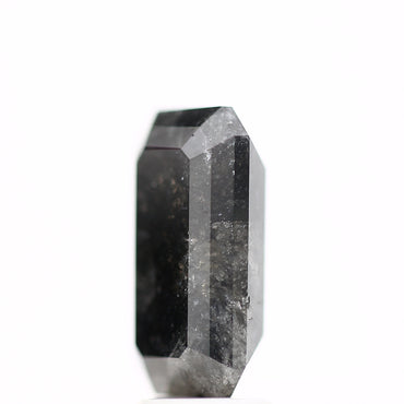 4.78 Carat Emerald Natural Black Salt and Pepper Diamond For Ring Design