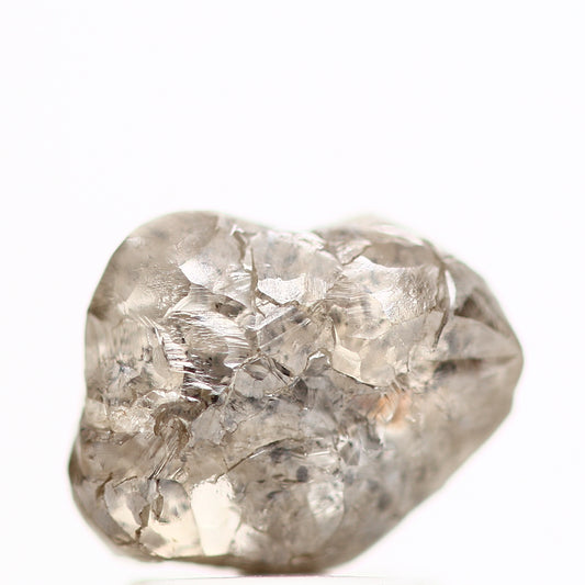 Natural Rough Crystal Raw Fancy Brown Uncut Diamond 1.80 Carat Design Rough Diamond Engagement Ring