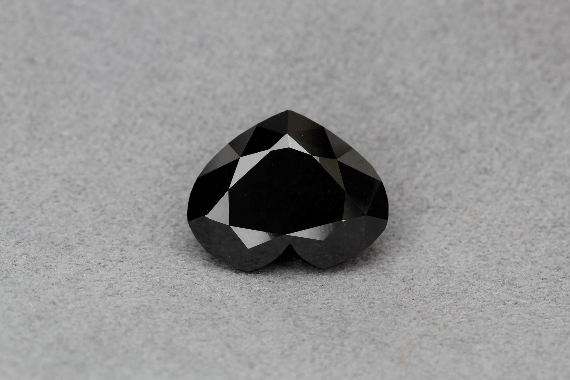 Heart Shape Fancy Black Natural Loose Diamond