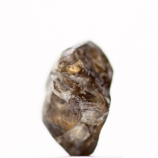 Natural Rough Raw Diamond Fancy Brown Loose Diamond 1.37 Carat Design Engagement Ring