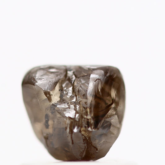 Natural Rough Raw Fancy Brown Diamond 0.73 Carat Design Raw Diamond Engagement Ring