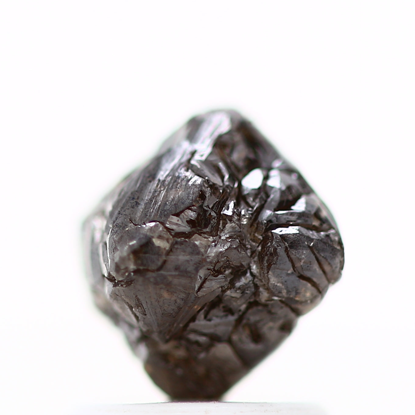 Octahedron Rough Natural Uncut Diamond Fancy 1.55 Carat Raw Diamond for Engagement Ring SDM6181