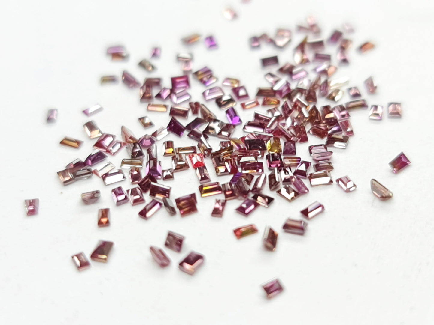 Fancy Pink Purple Diamond, Baguette Shape