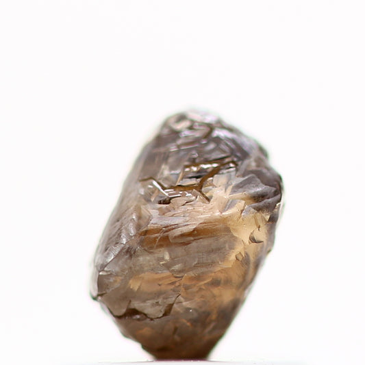 Rough Raw Crystal Fancy Brown Uncut Diamond 0.86 Carat