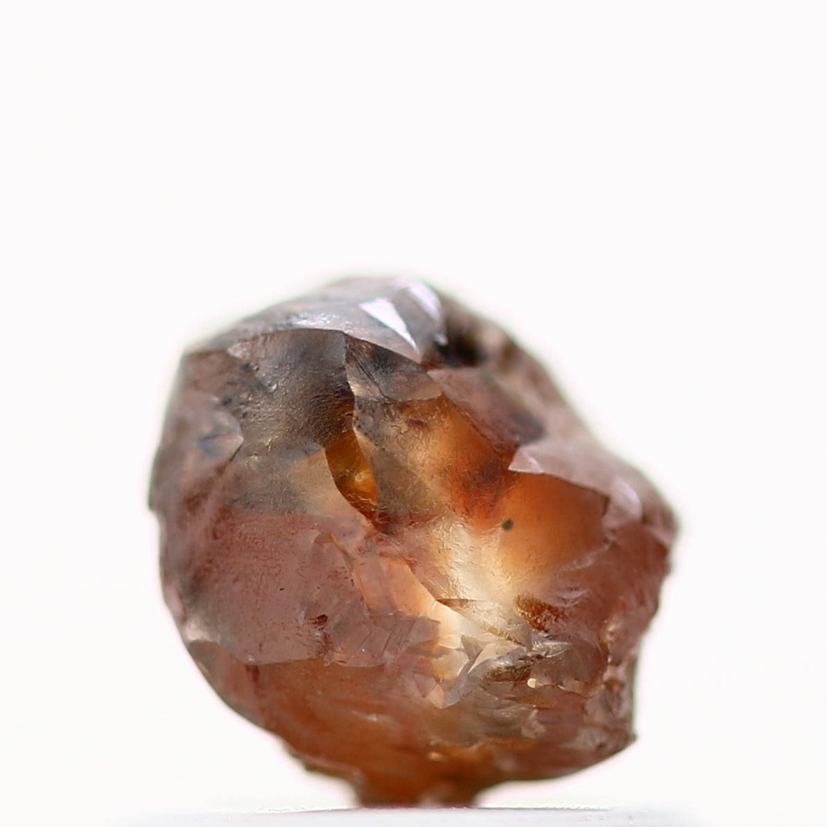 Natural Diamond Fancy Cognac Brown Raw Uncut Diamond 0.95 Carat Design Rough Diamond Engagement Ring