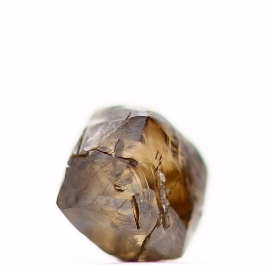 Rough Crystal Raw Fancy Brown Uncut Diamond 0.70 Carat