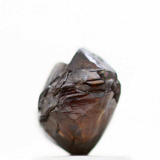 Natural Rough Octahedron Raw Fancy Brown Uncut Diamond 1.30 Carat Design Rough Diamond Engagement Ring