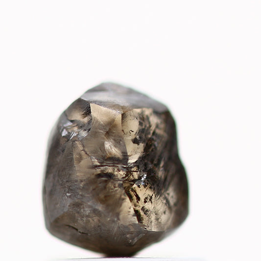 Natural Rough Diamond Fancy Cognac Brown Loose Diamond 1.41 Carat Design Engagement Ring