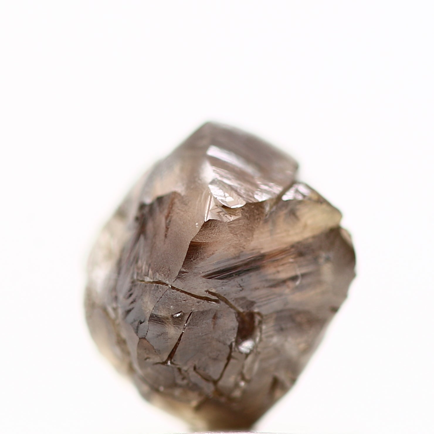 Natural Rough Diamond Fancy Brown Loose Diamond 1.15 Carat Design Engagement Ring
