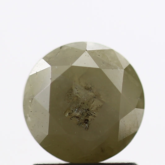 1.26 Carat Fancy Gray Round Shape Brilliant Cut Natural Loose Diamond
