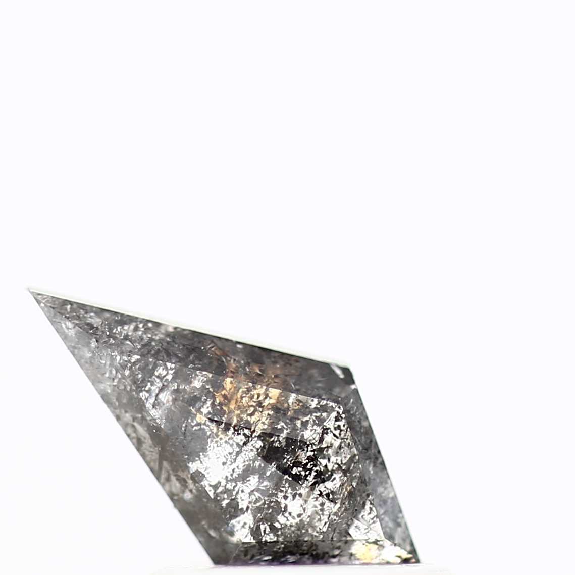 Salt and Pepper Diamond ! Fancy Gray Color Kite Diamond for Engagement Ring ! Natural Loose Diamond ! 0.49 Carat Unique Rare Diamond For Her