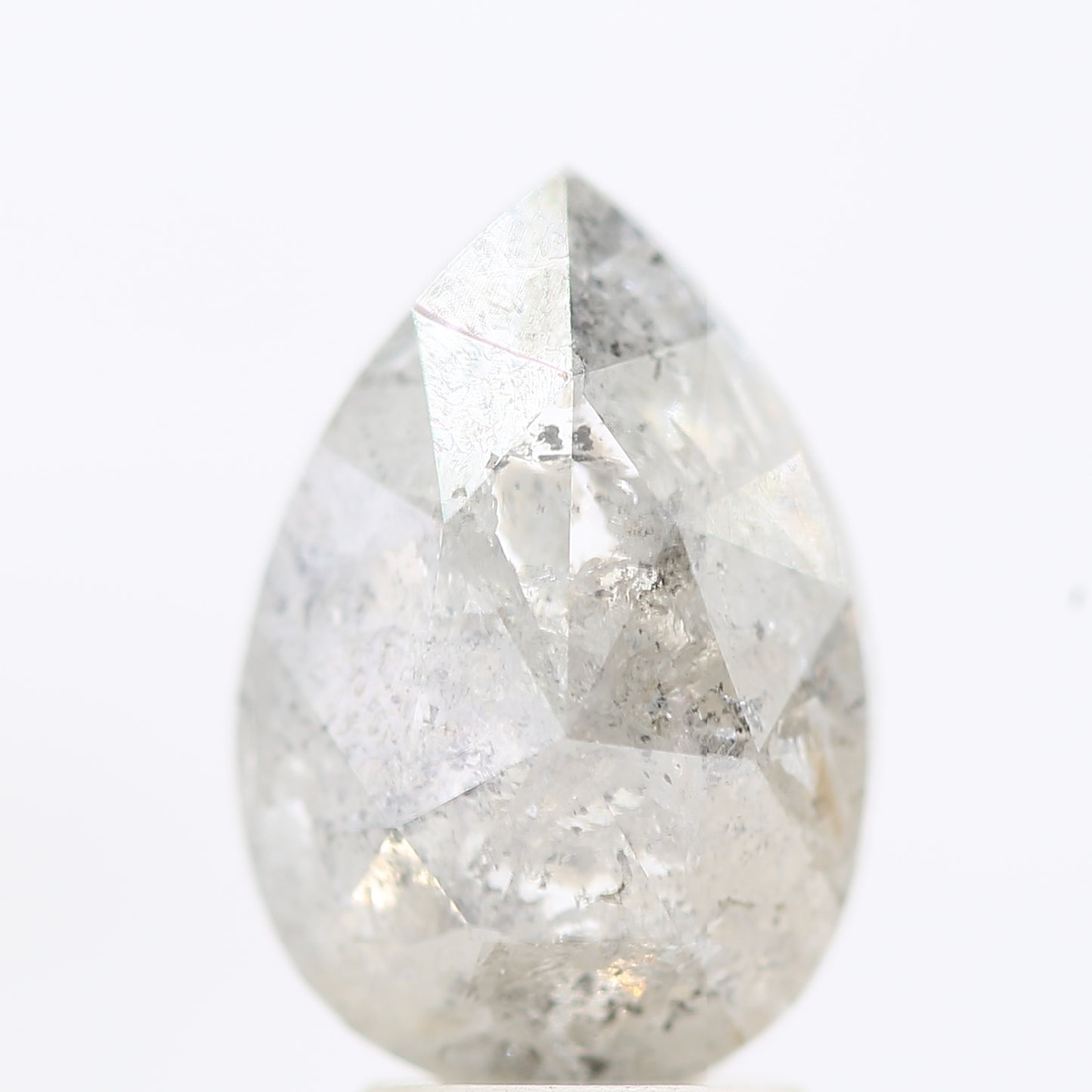 Salt and Pepper Diamond Fancy Gray Color 3.45 CT 11.60 x 8.00 x 4.70 MM Pear Cut Diamond! Natural Loose Diamond ! Christmas Gift for Her