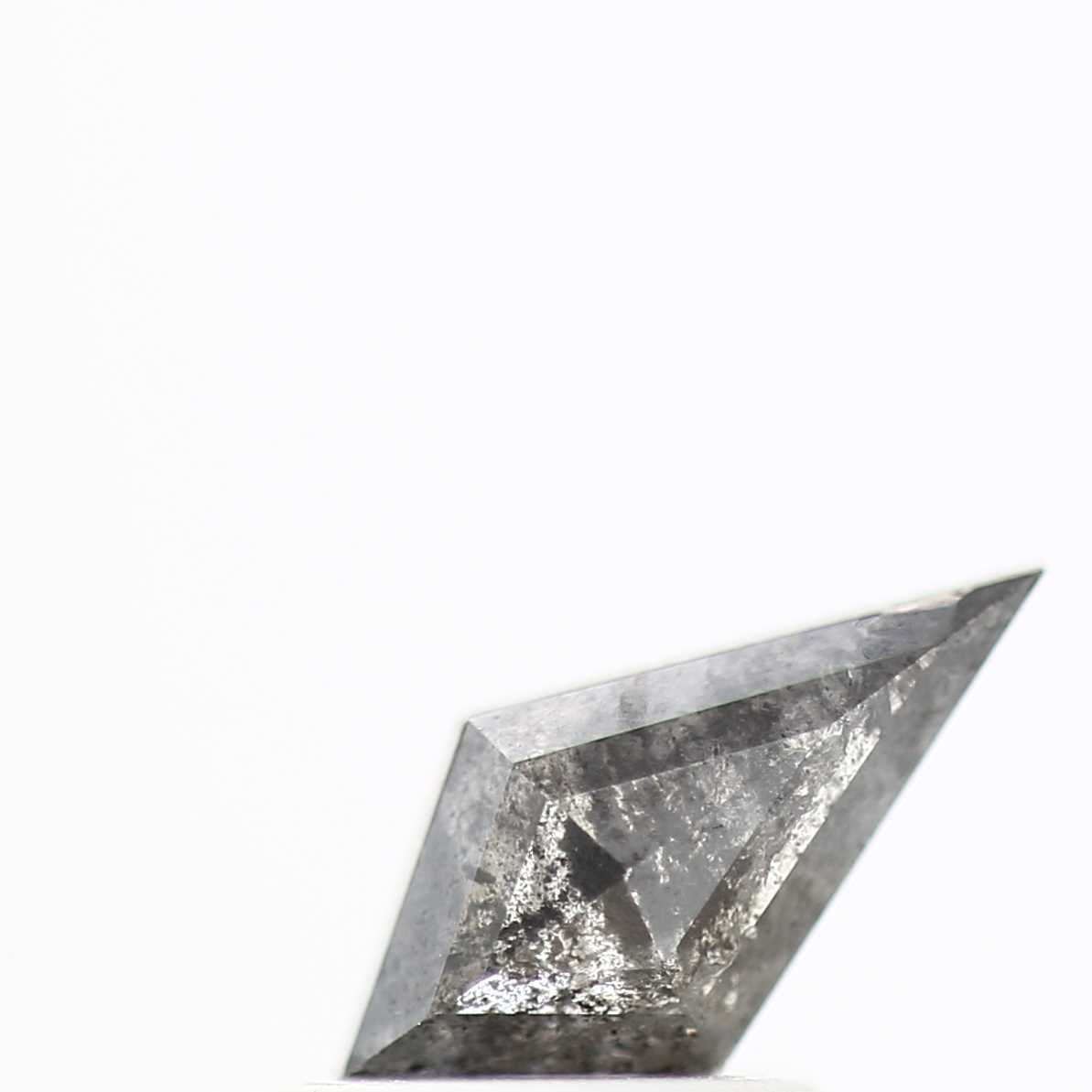 Salt and Pepper Diamond ! Fancy Gray Color Kite Diamond for Engagement Ring ! Natural Loose Diamond ! 0.52 Carat Unique Rare Diamond For Her