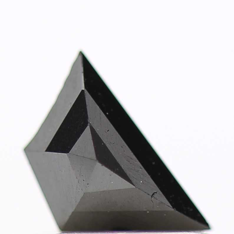 0.53 ct Natural Black Trapozoid Loose Diamond for Jewelry
