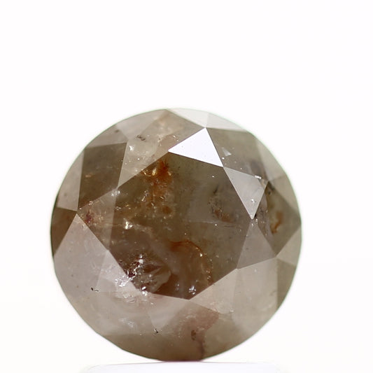 1.87 Carat Gray Round Shape Brilliant Cut Natural Loose Diamond