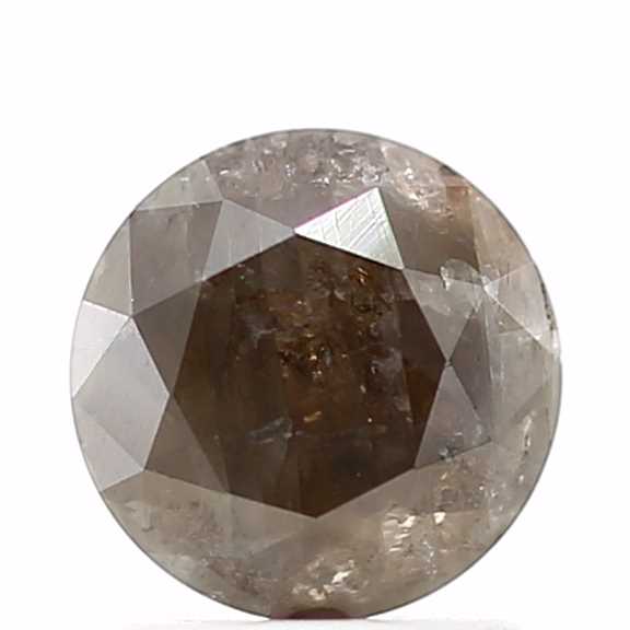 1.21 Carat Fancy Brown Round Brilliant Cut Natural Loose Diamond
