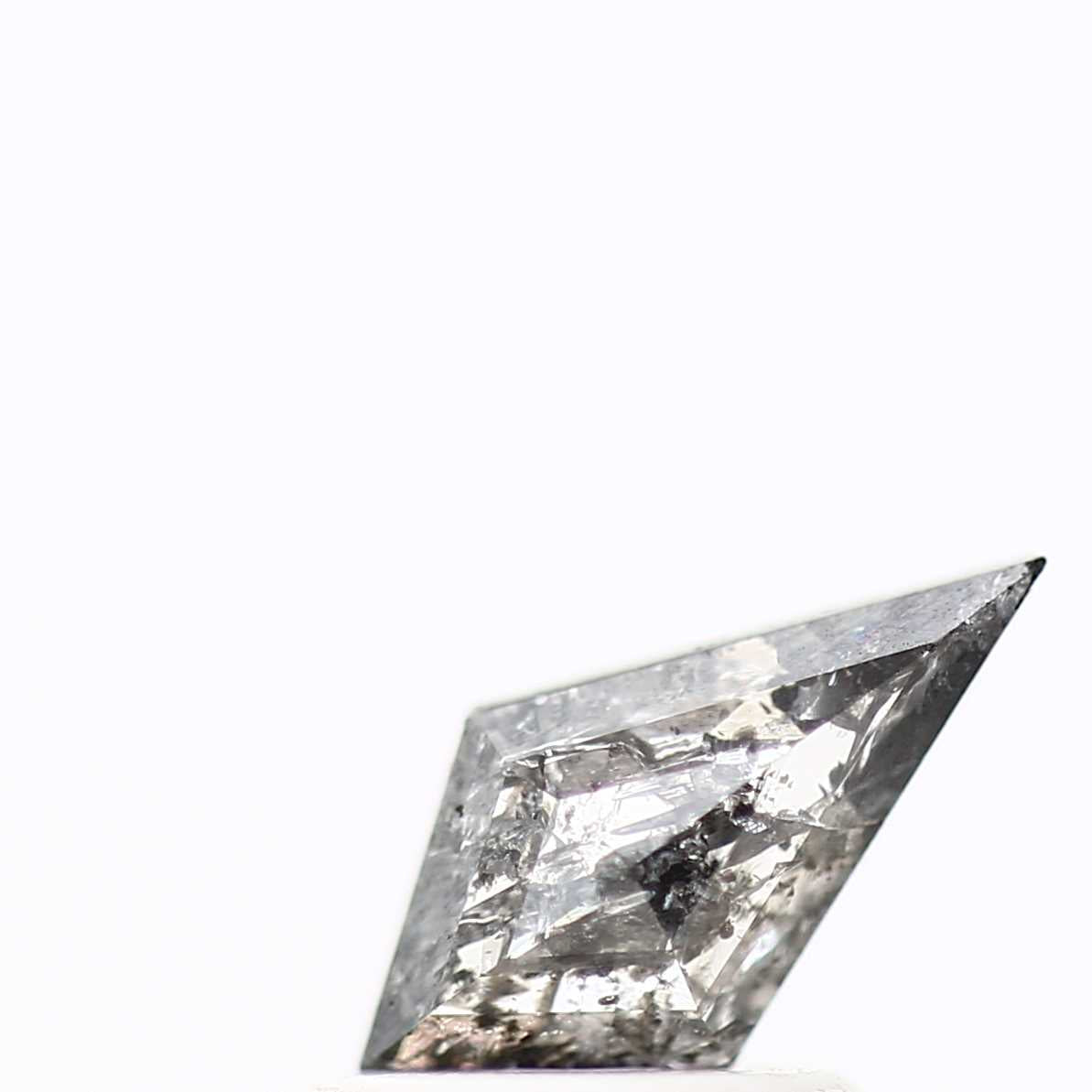 Salt and Pepper Diamond ! Fancy Gray Color Kite Diamond for Engagement Ring ! Natural Loose Diamond ! 0.48 Carat Unique Rare Diamond For Her