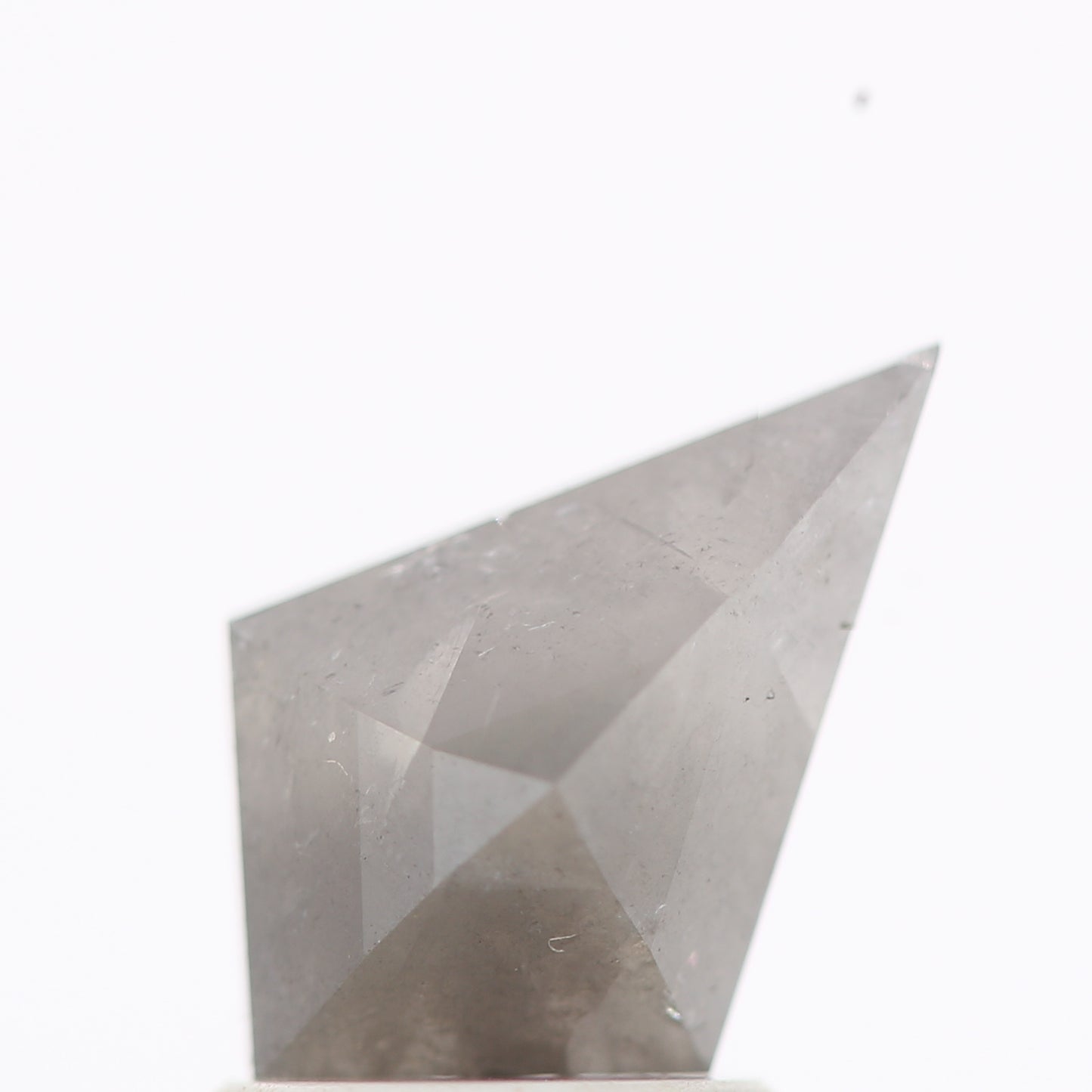 salt and pepper diamond ! 1.19 Ct 10.20 x 6.68 x 3.60 MM natural gray shield loose diamond for engagement ring for her