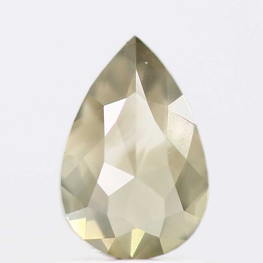 Salt and Pepper Diamond Fancy Grennish Color 0.96 CT 7.30 x 4.90 x 3.25 MM Pear Cut Diamond! Natural Loose Diamond ! Christmas Gift for Her