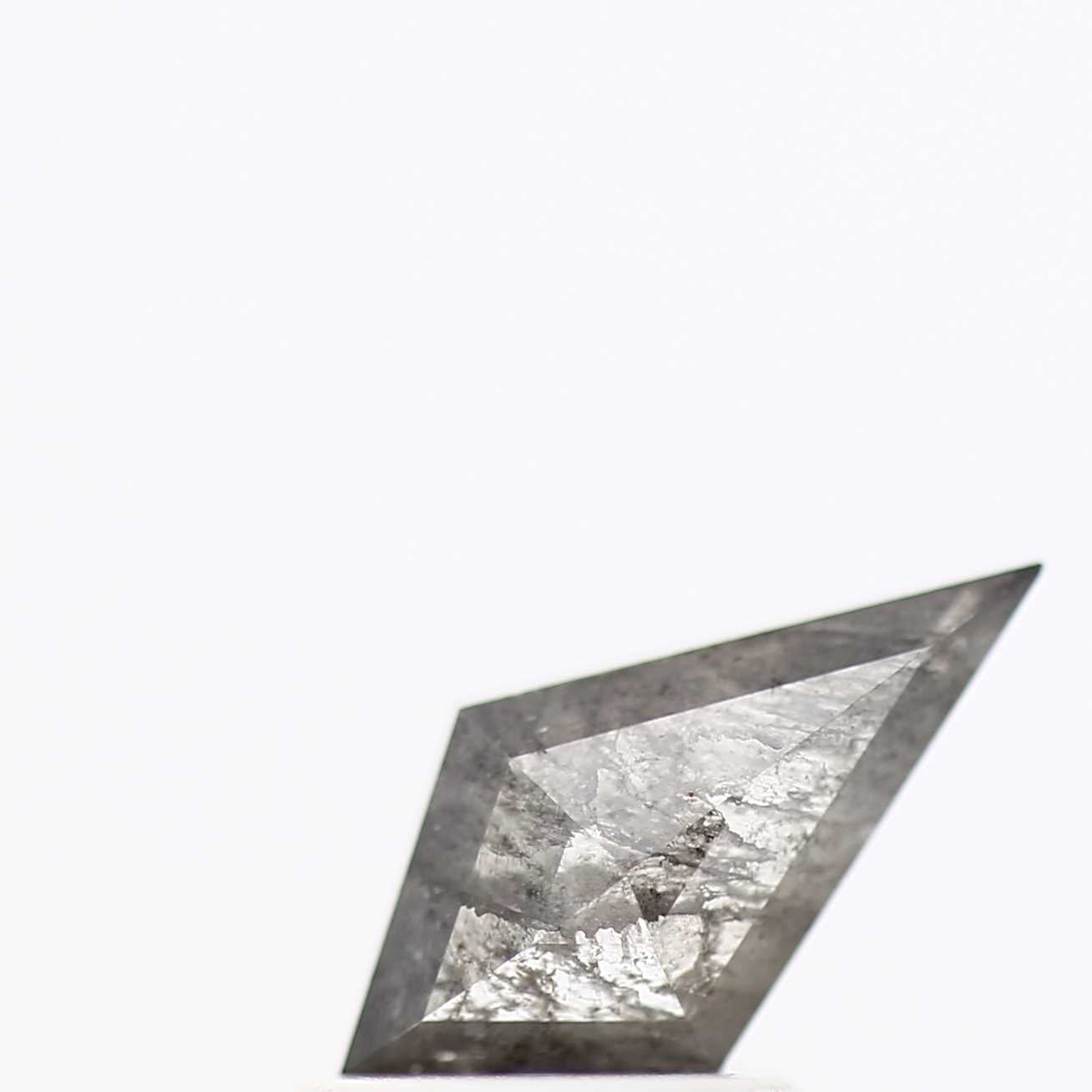 Salt and Pepper Diamond ! Fancy Gray Color Kite Diamond for Engagement Ring ! Natural Loose Diamond ! 0.67 Carat Unique Rare Diamond For Her